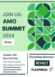 JOIN US: AMO summit 2024 (A Media Operator) Presenting Sponsors: Refact, Flexpress