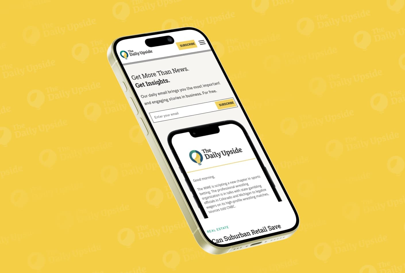 The Daily Upside: A Case of Many Challenges