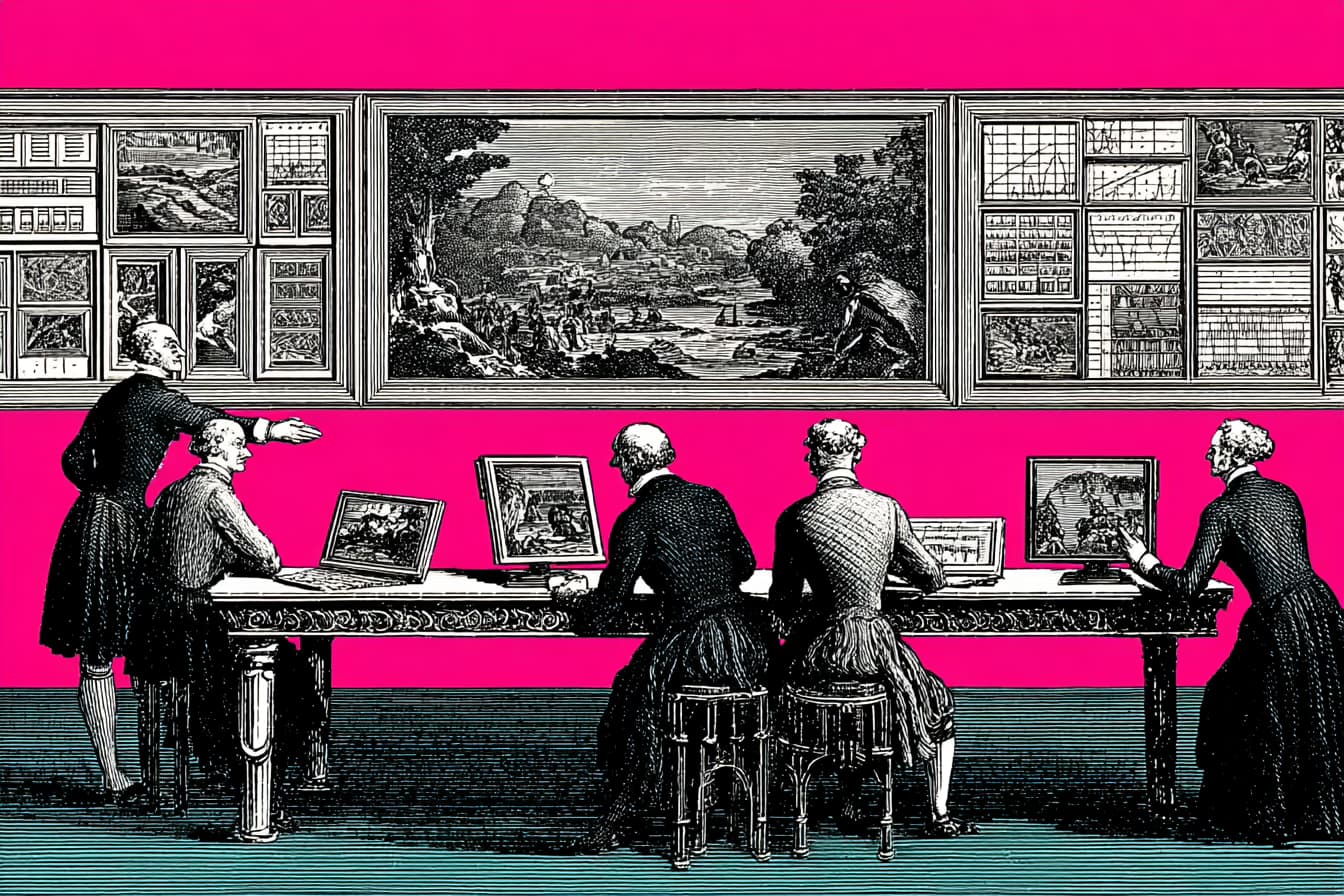 Team reviewing newsletter product thinking metrics for publishing growth