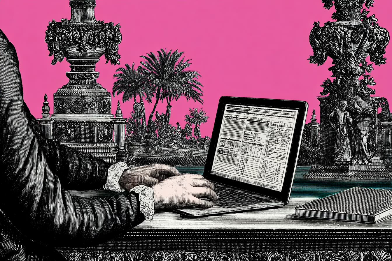 Preventing subscription churn by monitoring newsletter engagement metrics on a laptop