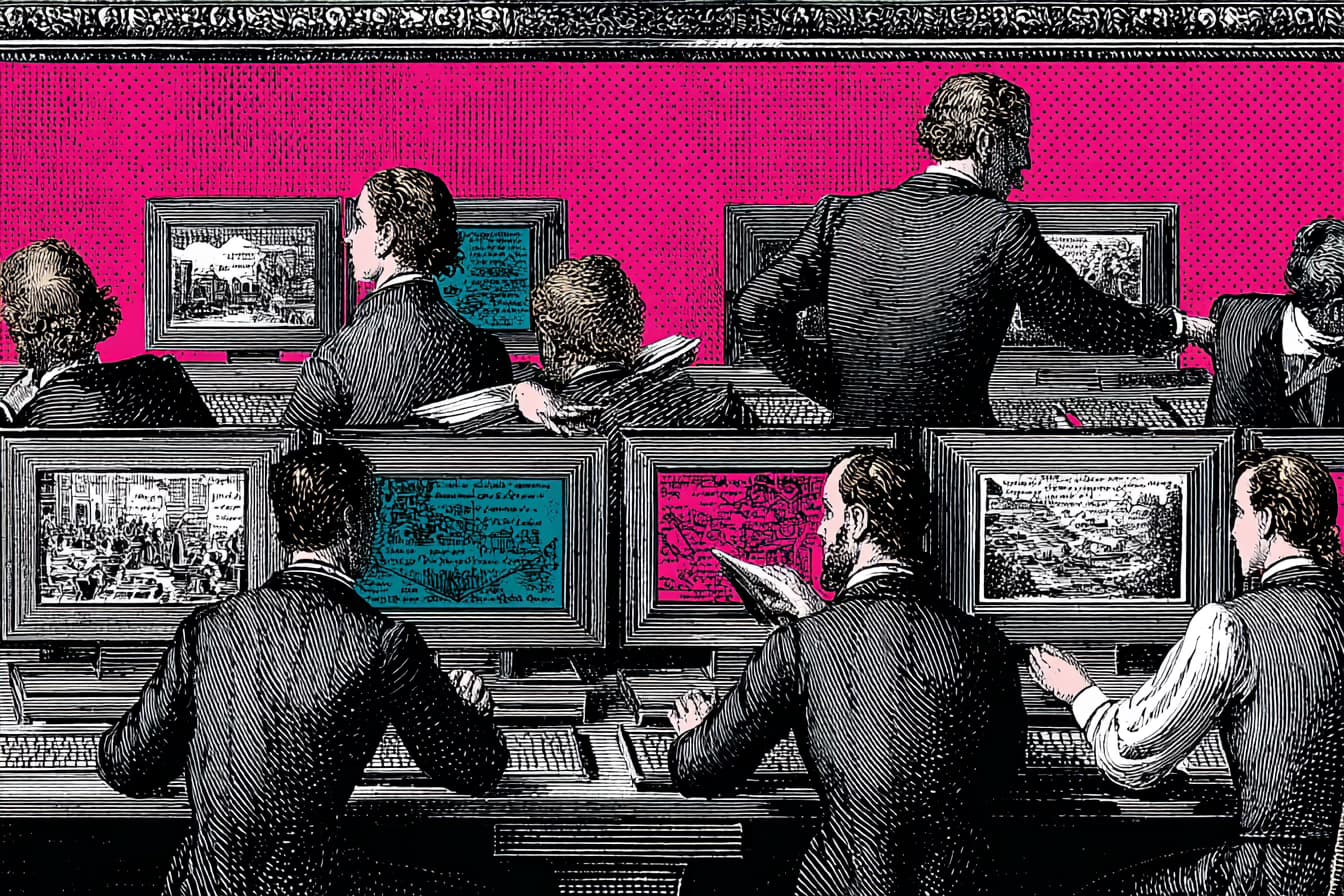 Team planning a website migration case study for a large university site