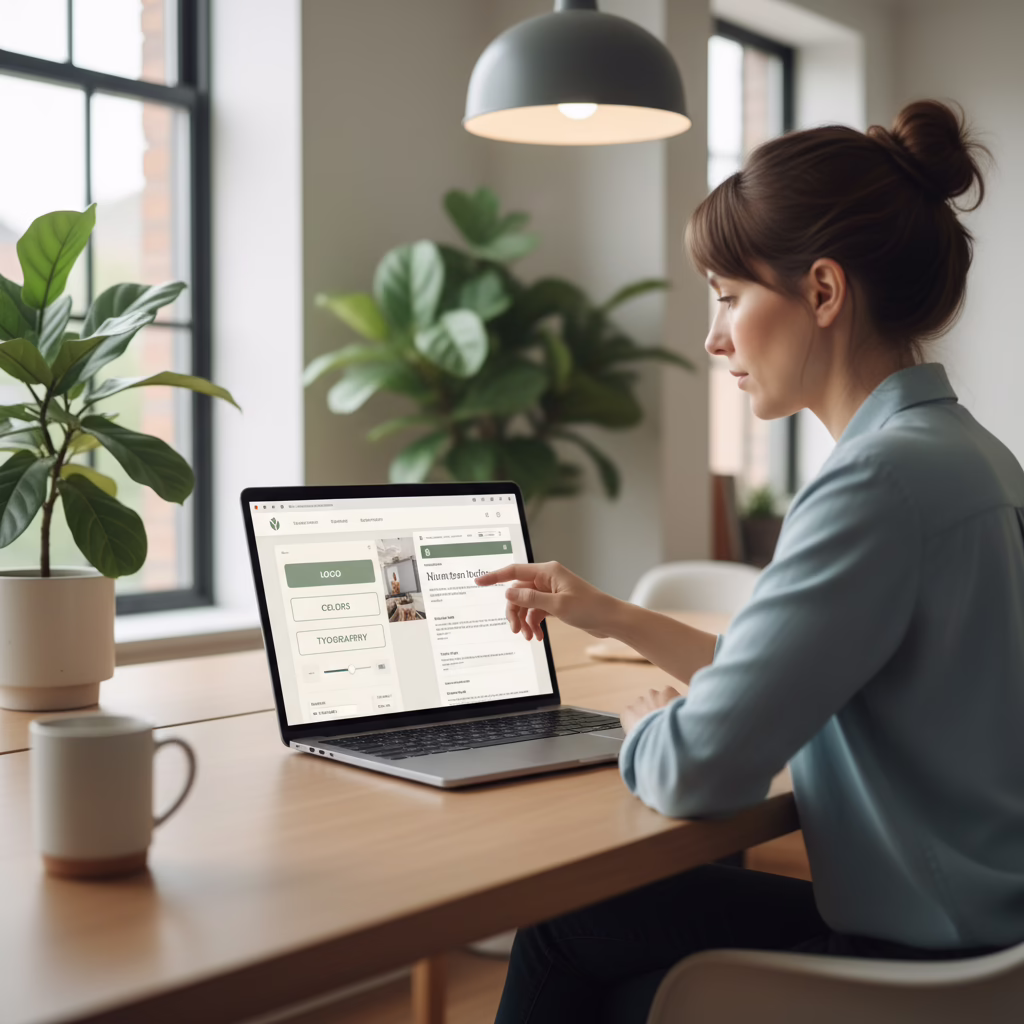 Founder using WP Customizer API live preview to change global site settings