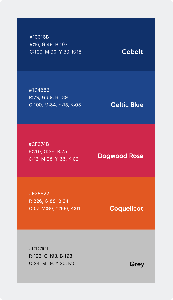 CinemaAssist - color palette
