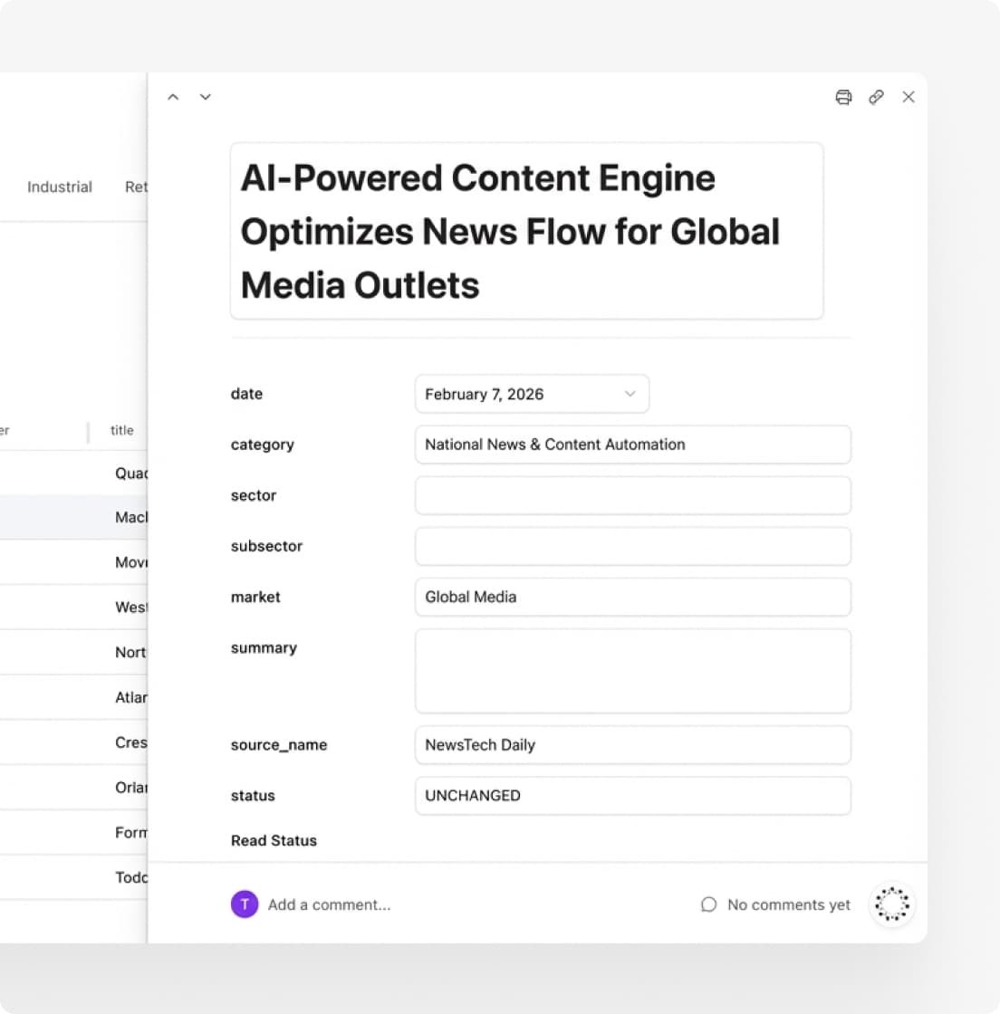 Automated News Pipeline