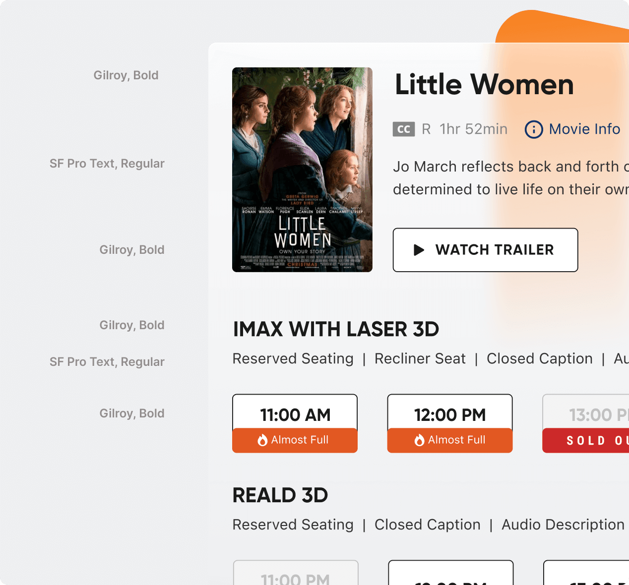 CinemaAssist - Typography